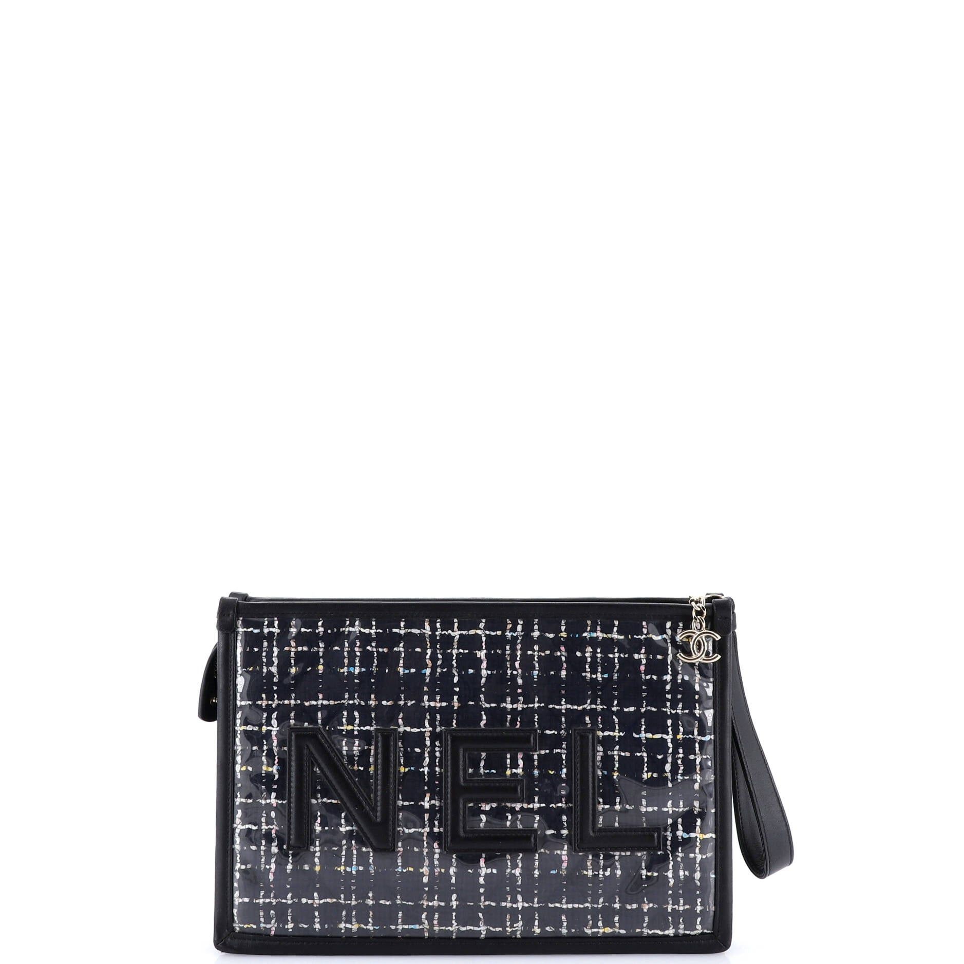 Chanel Logo Wristlet Clutch Size ONE SIZE - 4 Thumbnail