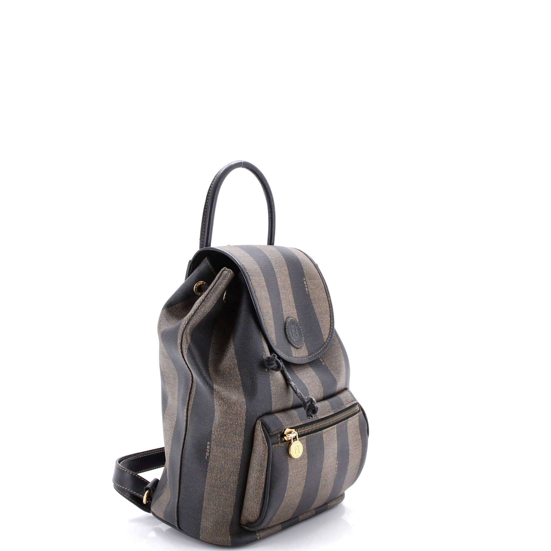 Fendi Pequin Front Pocket Backpack Size ONE SIZE - 2 Thumbnail