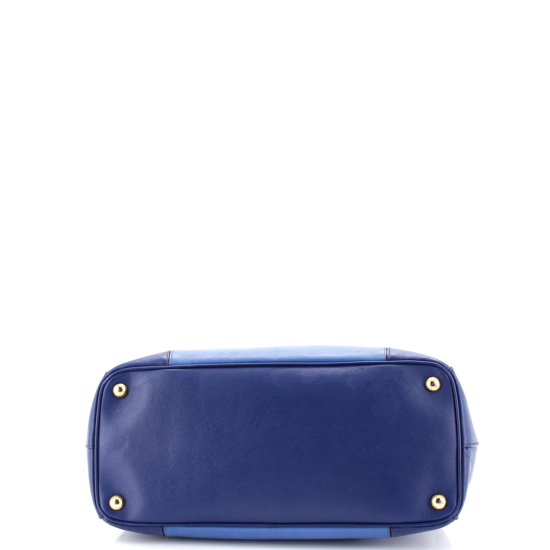 Prada Bicolor Double Zip Lux Tote Size ONE SIZE - 4 Thumbnail