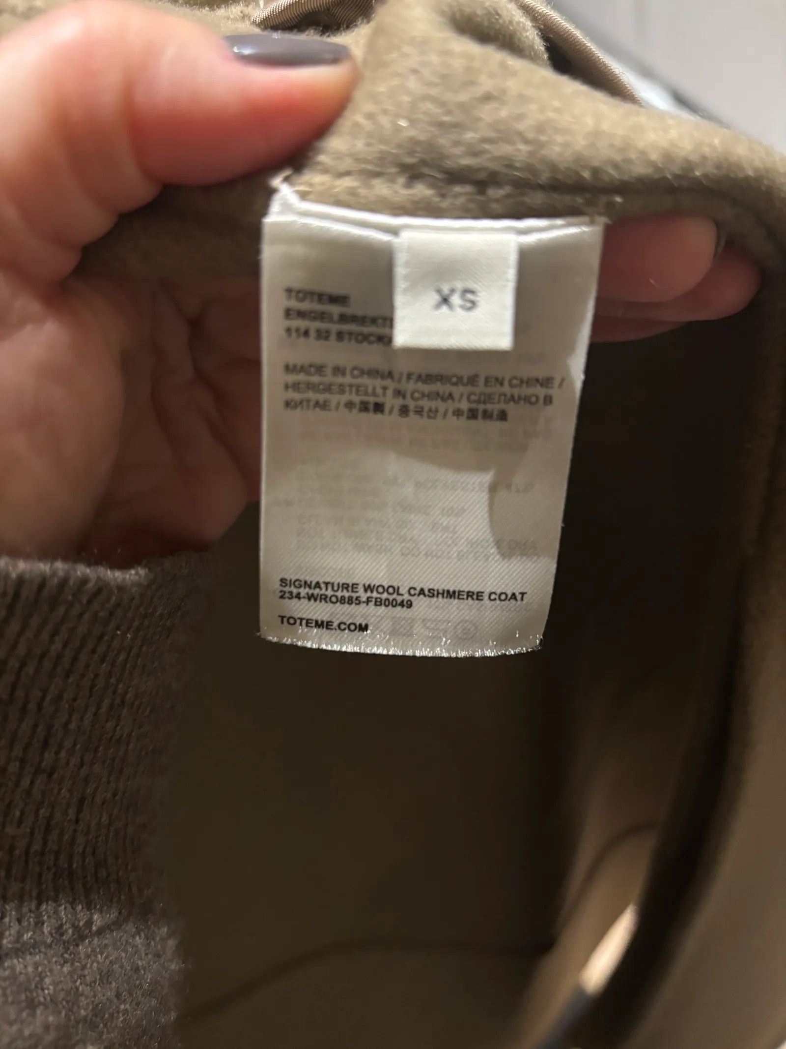 Toteme Toteme Signature doublé coat Coat Size XS / US 0-2 / IT 36-38 - 4 Thumbnail