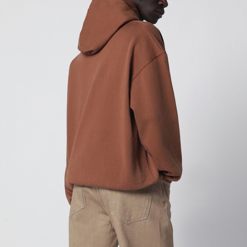Dsquared2 Dsquared2 Brown Relaxed-Fit Sweatshirt With Logo Size US M / EU 48-50 / 2 - 2 Thumbnail