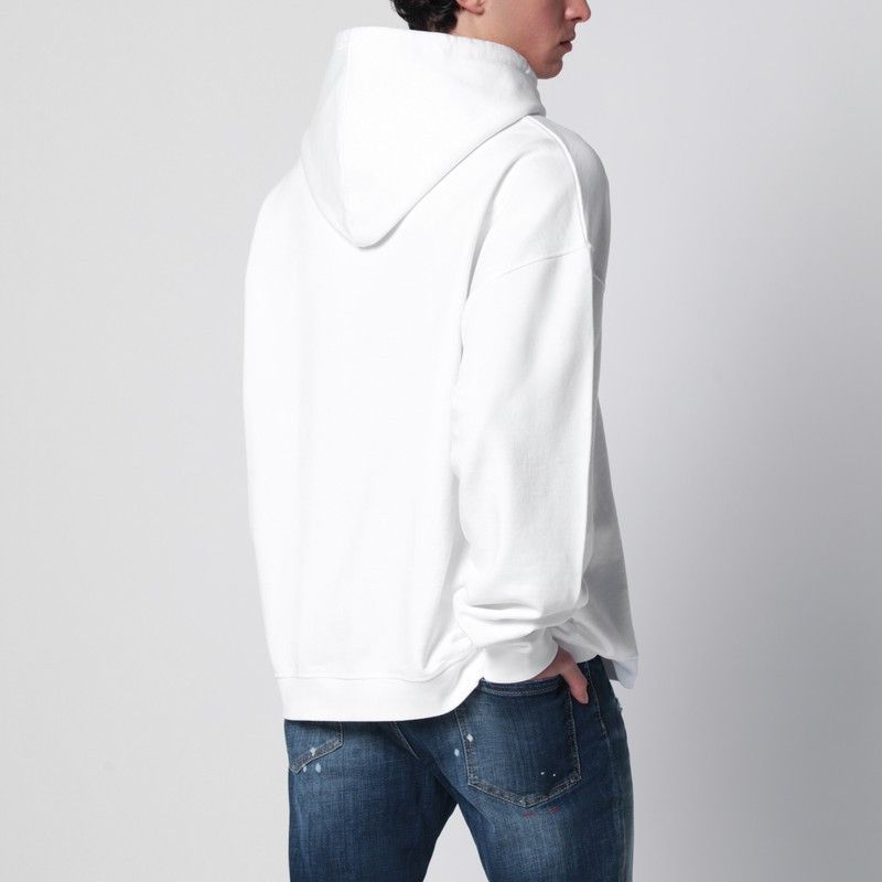 Dsquared2 Dsquared2 White Relaxed-Fit Sweatshirt With Logo Print Size US S / EU 44-46 / 1 - 2 Thumbnail