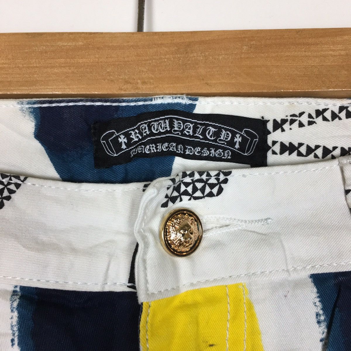 Japanese Brand RAW DAILY American Spirit Multiprints Skinny Pant Size US 33 - 4 Thumbnail