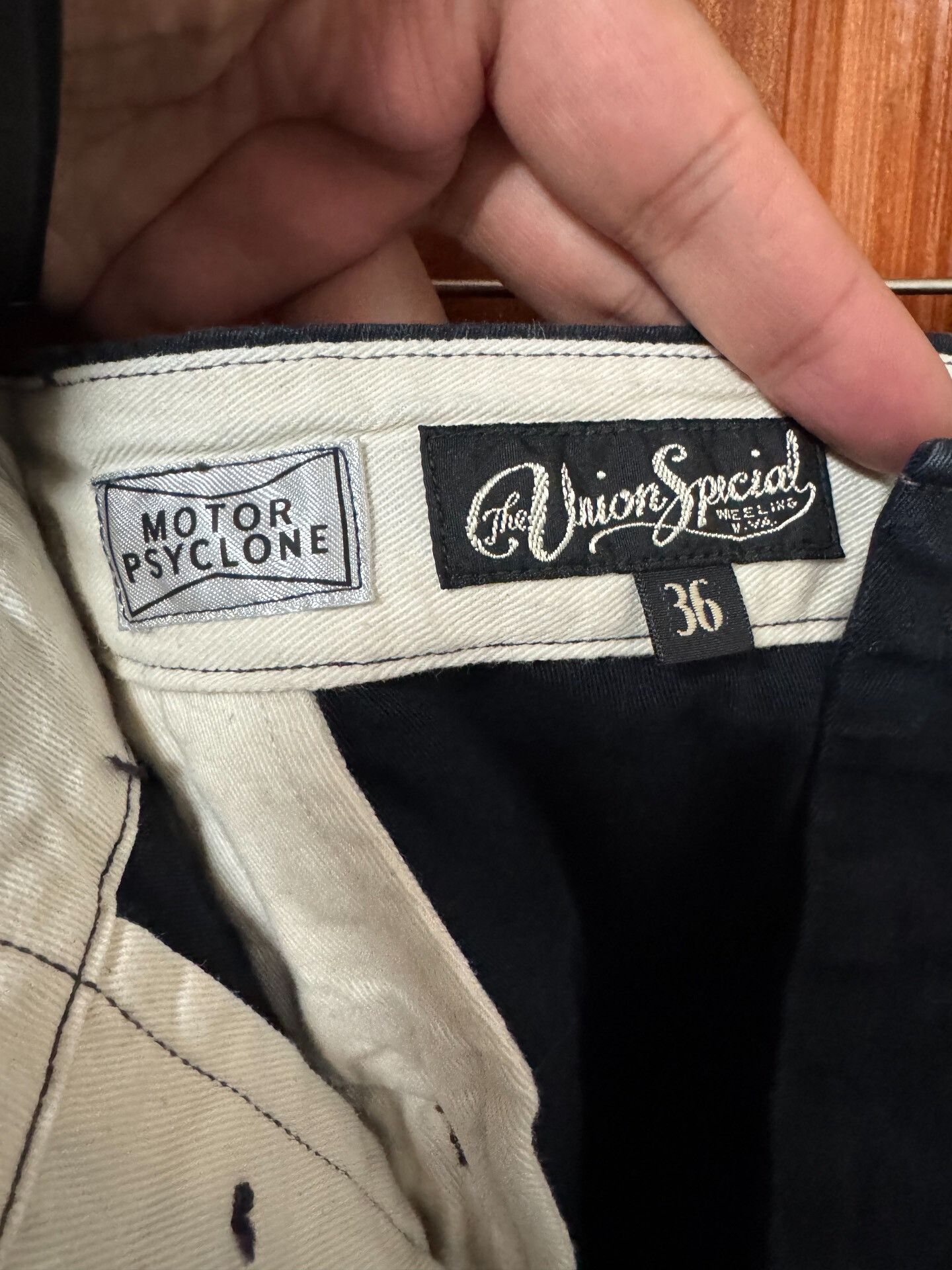 Freewheelers Freewheelers 50s Work Trousers in Blue Size US 36 / EU 52 - 4 Thumbnail