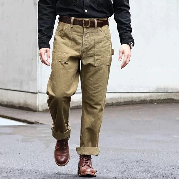 Freewheelers High-Waist Straight Leg Work Pants Size US 32 / EU 48 - 2 Thumbnail