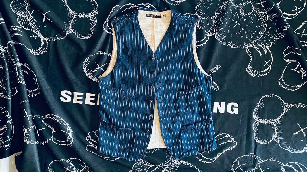 Freewheelers Freewheelers Journeyman Vest in Indigo Size US XXS / EU 40 - 3 Thumbnail