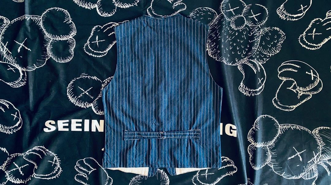 Freewheelers Freewheelers Journeyman Vest in Indigo Size US XXS / EU 40 - 2 Thumbnail