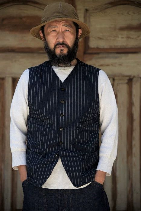 Freewheelers Freewheelers Journeyman Vest in Indigo Size US XXS / EU 40 - 6 Thumbnail