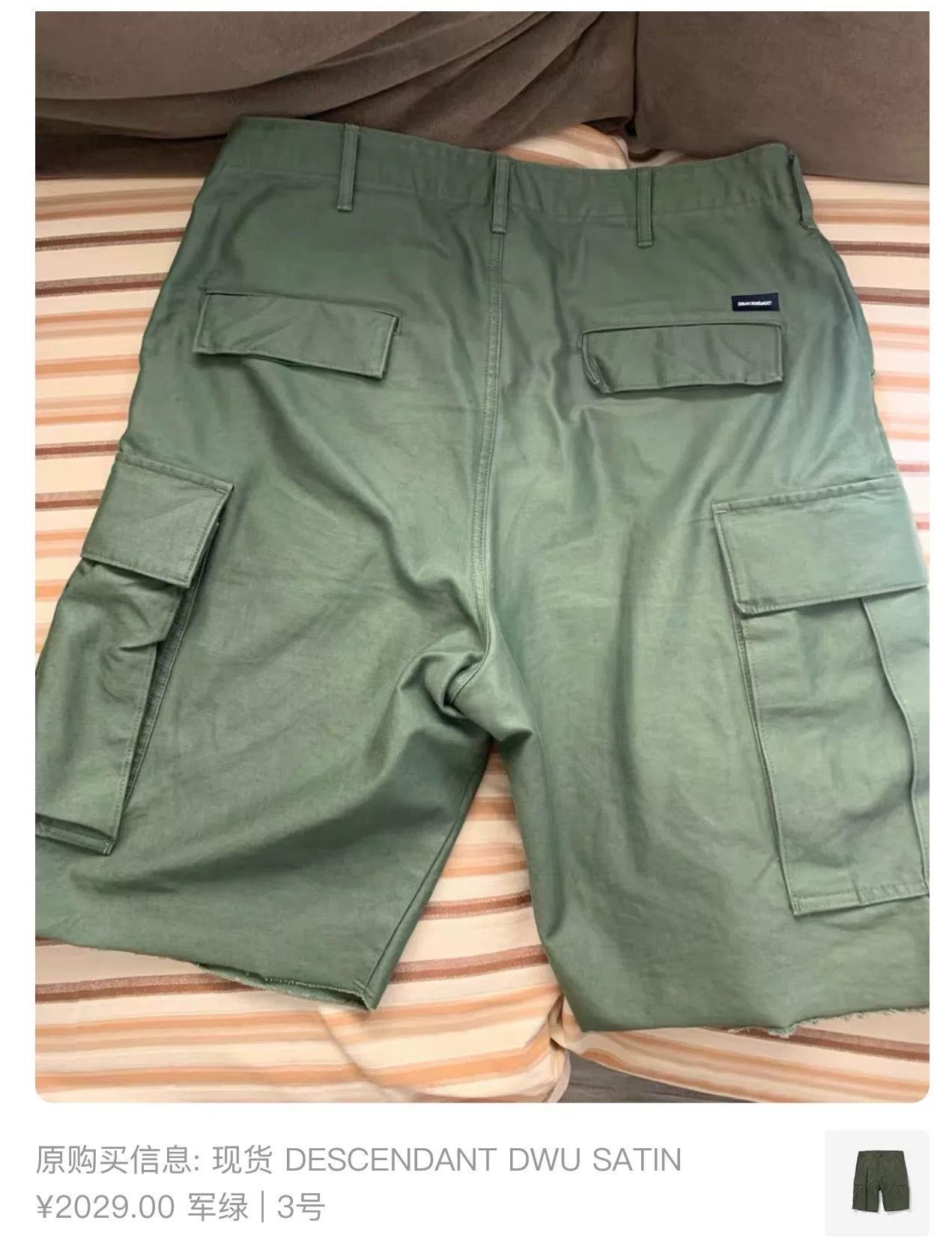 Descendant DESCENDANT DWU SATIN Cargo Shorts Size US 28 / EU 44 - 8 Thumbnail
