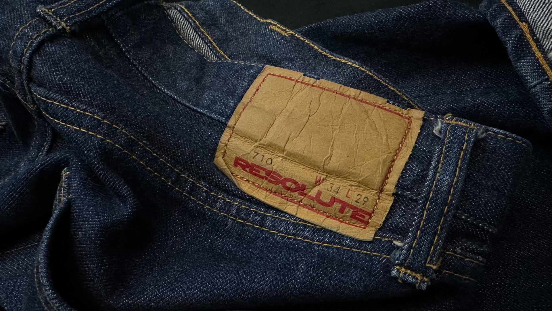 RESOLUTE Resolute 710 Classic Denim Jeans Size US 34 / EU 50 - 4 Thumbnail