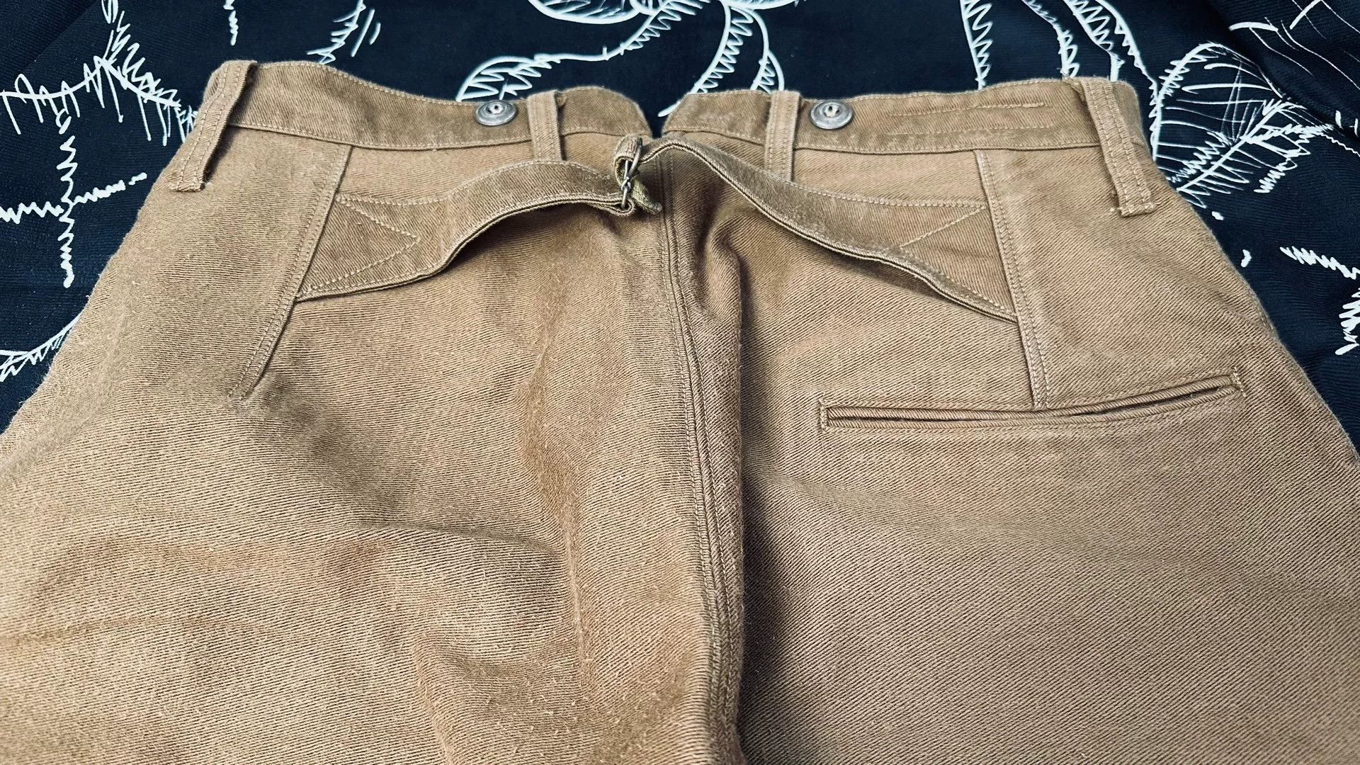 Freewheelers Vintage Moleskin Trousers in Brown Size US 32 / EU 48 - 5 Thumbnail