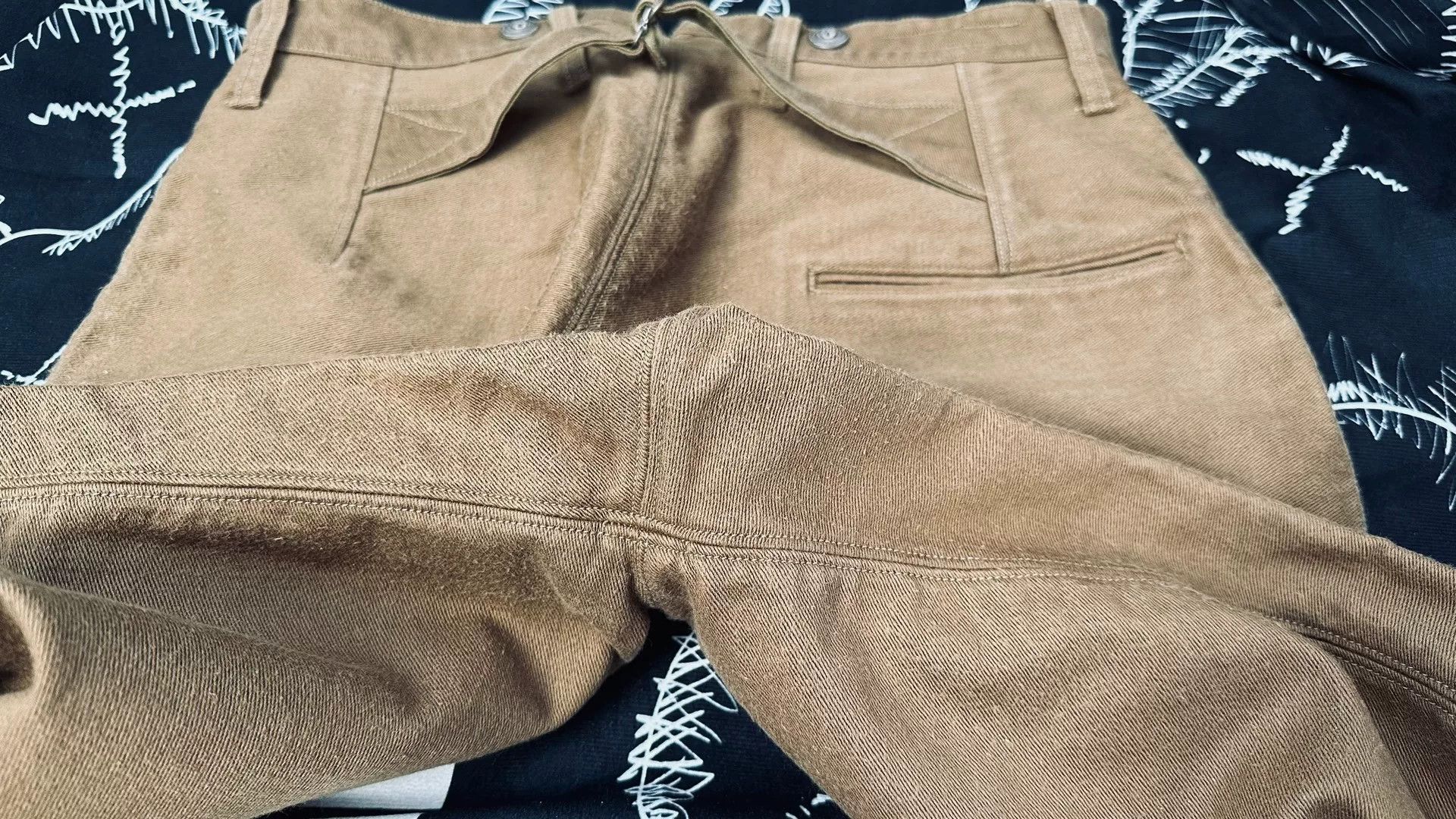 Freewheelers Vintage Moleskin Trousers in Brown Size US 32 / EU 48 - 6 Thumbnail