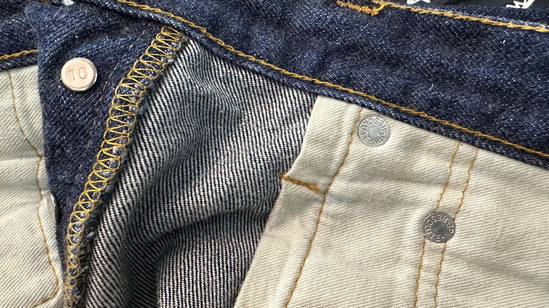 RESOLUTE Classic Resolute 710 Raw Denim Pants Size US 34 / EU 50 - 5 Thumbnail