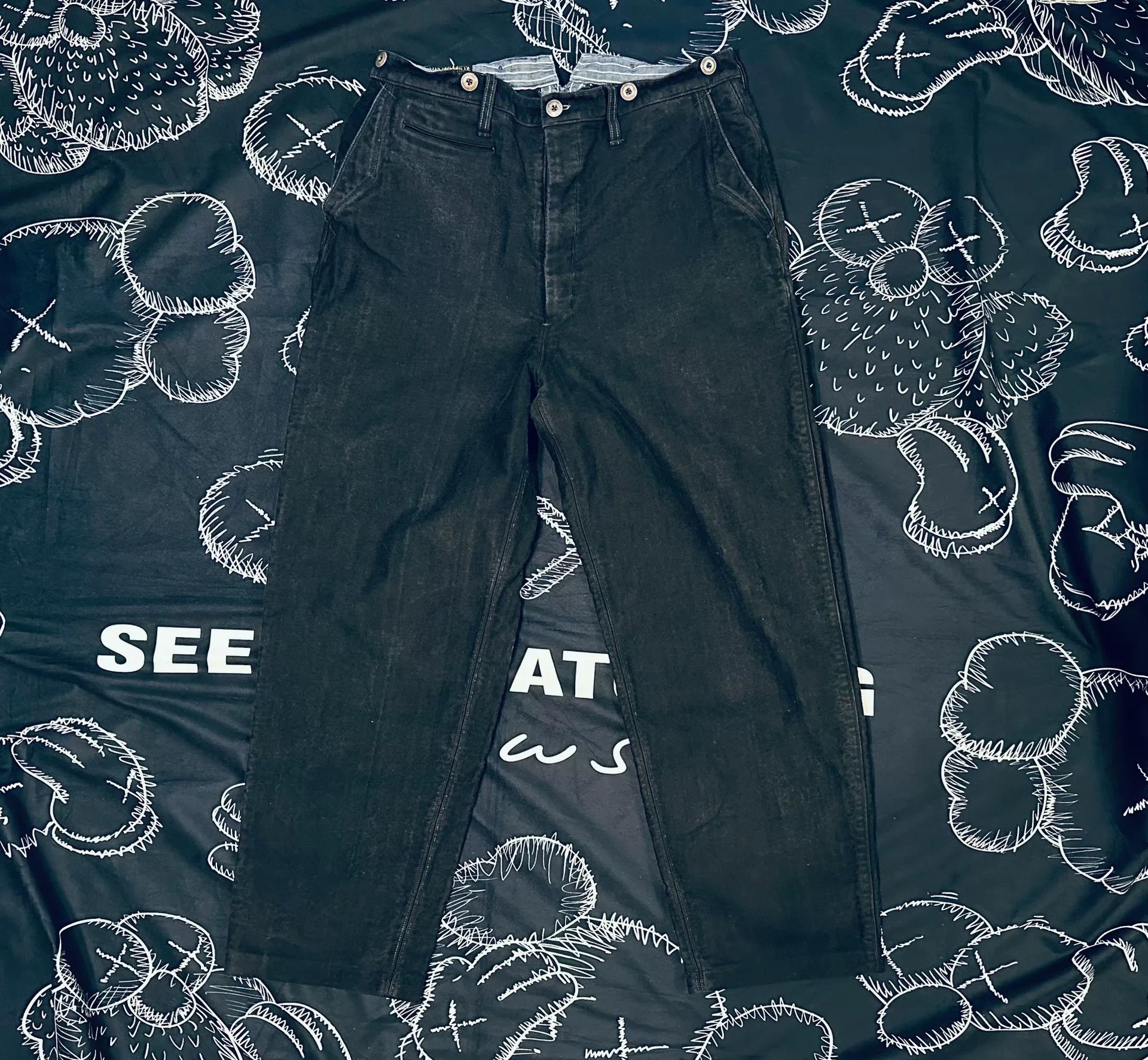 TOYS McCOY Heavy Moleskin Trousers for Casual Wear Size US 34 / EU 50 - 2 Thumbnail