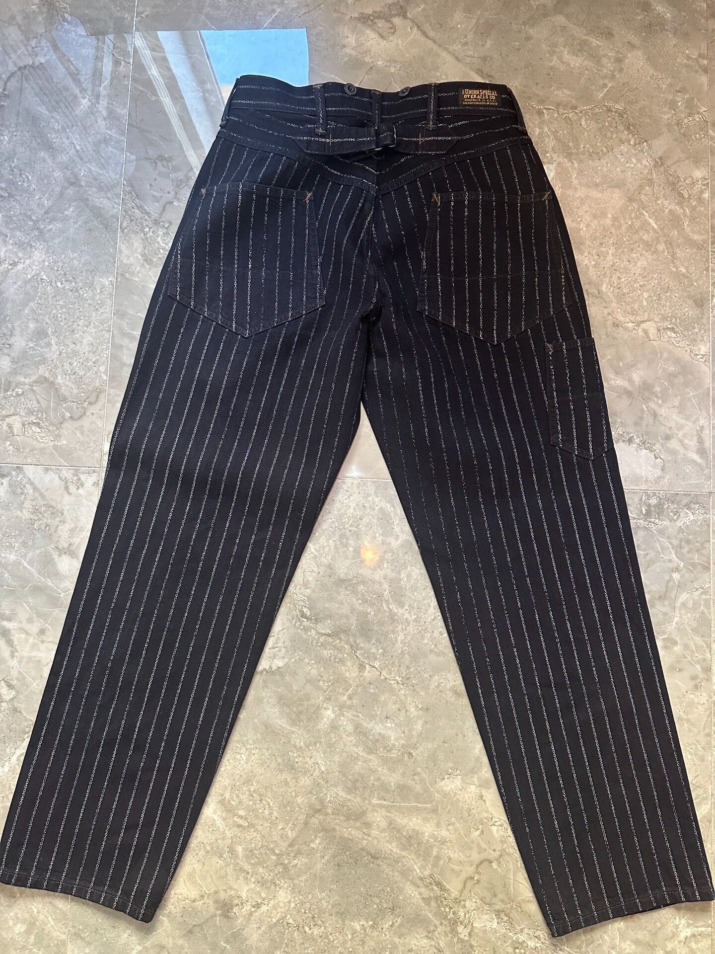 Freewheelers Freewheelers Chain Stripe Parisian Button Pants Size US 32 / EU 48 - 2 Thumbnail