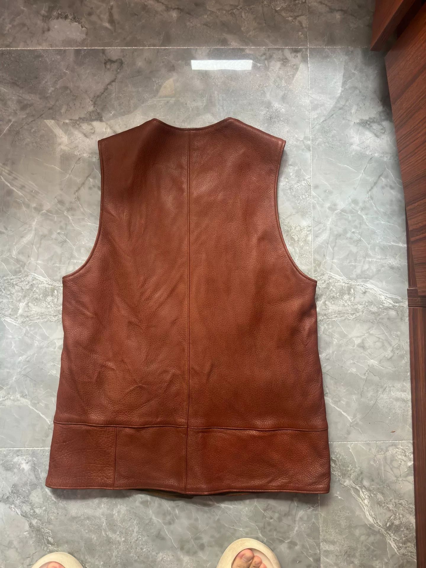 Freewheelers Freewheelers Leather Vest Size 40 Size US XXS / EU 40 - 2 Thumbnail