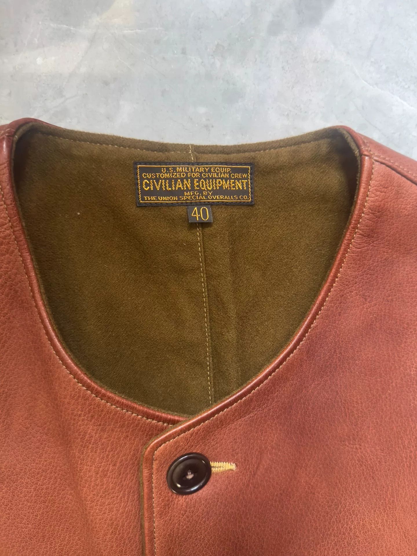 Freewheelers Freewheelers Leather Vest Size 40 Size US XXS / EU 40 - 3 Thumbnail