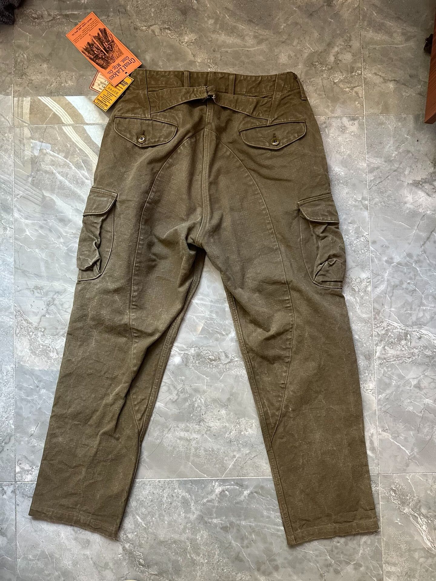 Freewheelers Green Freewheelers Cargo Pants Size 32 Size US 32 / EU 48 - 2 Thumbnail