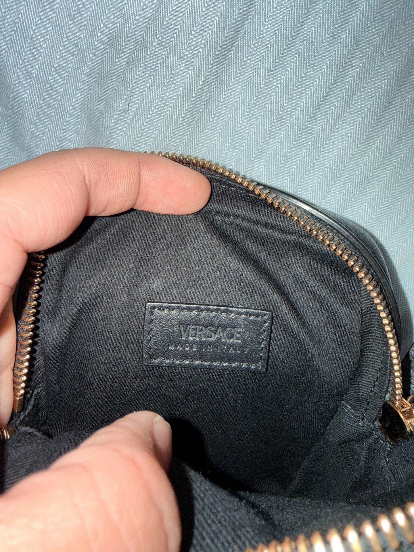 Versace Versace Medusa Crossbody Bag in Black Size ONE SIZE - 5 Thumbnail