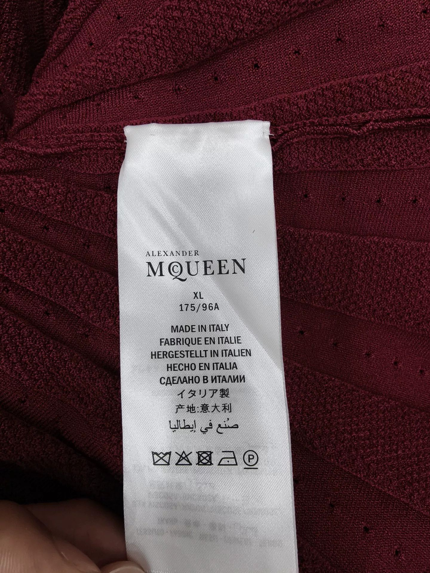 Alexander McQueen Alexander McQueen Burgundy and Orange Top Size XL / US 12-14 / IT 48-50 - 5 Thumbnail