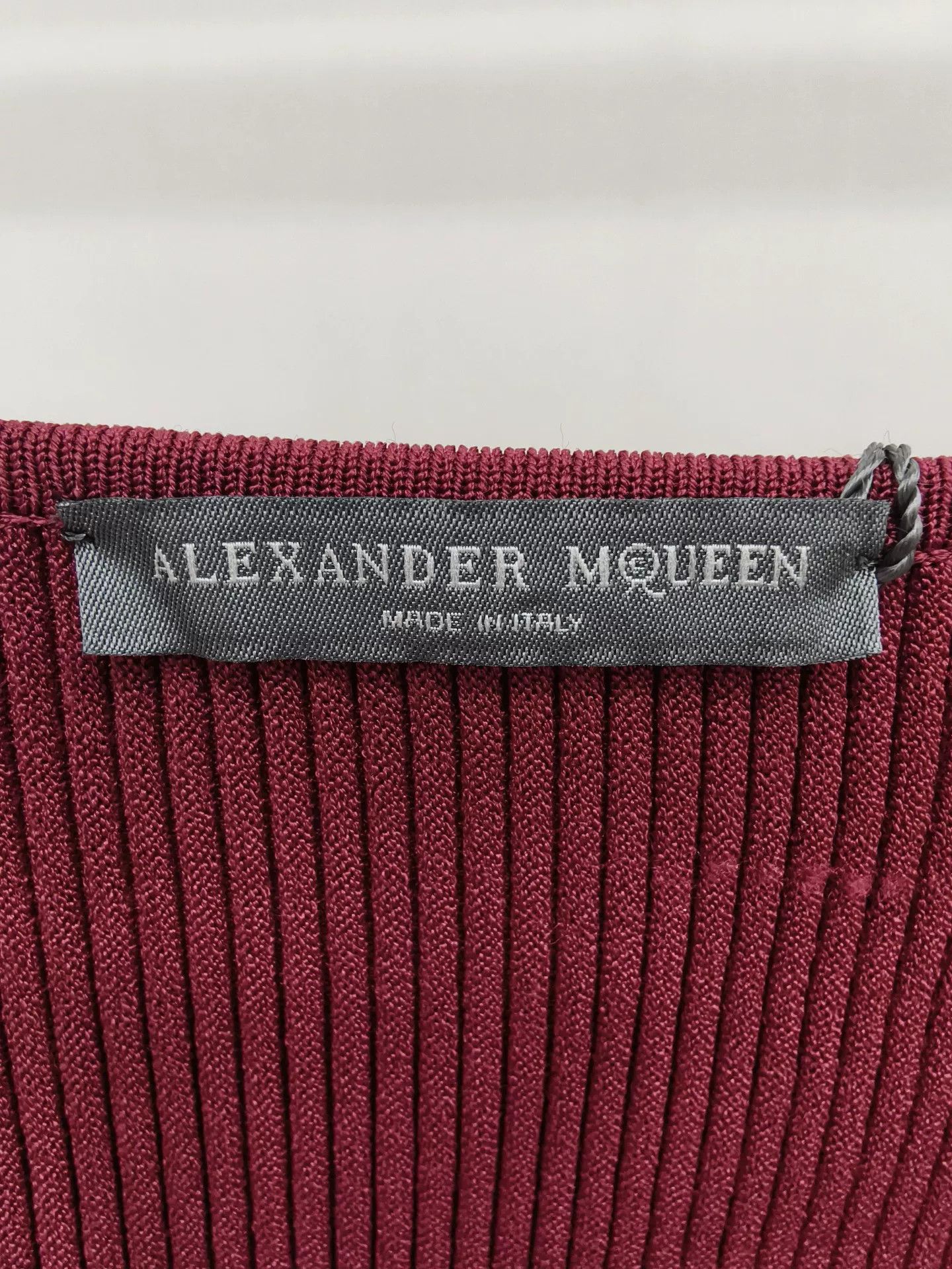 Alexander McQueen Alexander McQueen Burgundy and Orange Top Size XL / US 12-14 / IT 48-50 - 3 Thumbnail
