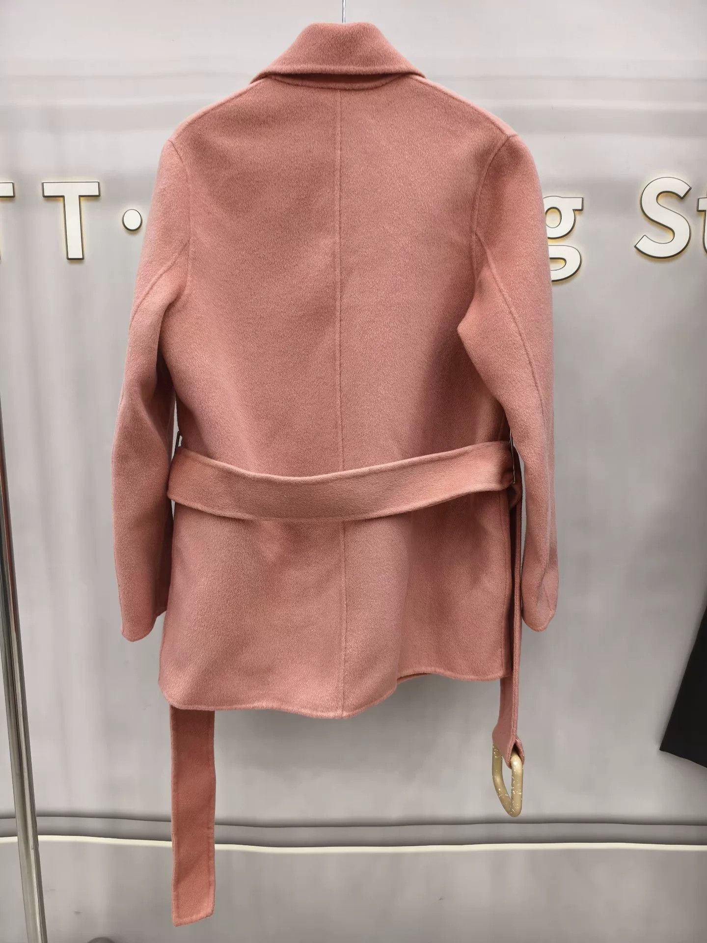 Acne Studios Acne Studios Pink Wool Coat Size XS / US 0-2 / IT 36-38 - 8 Thumbnail