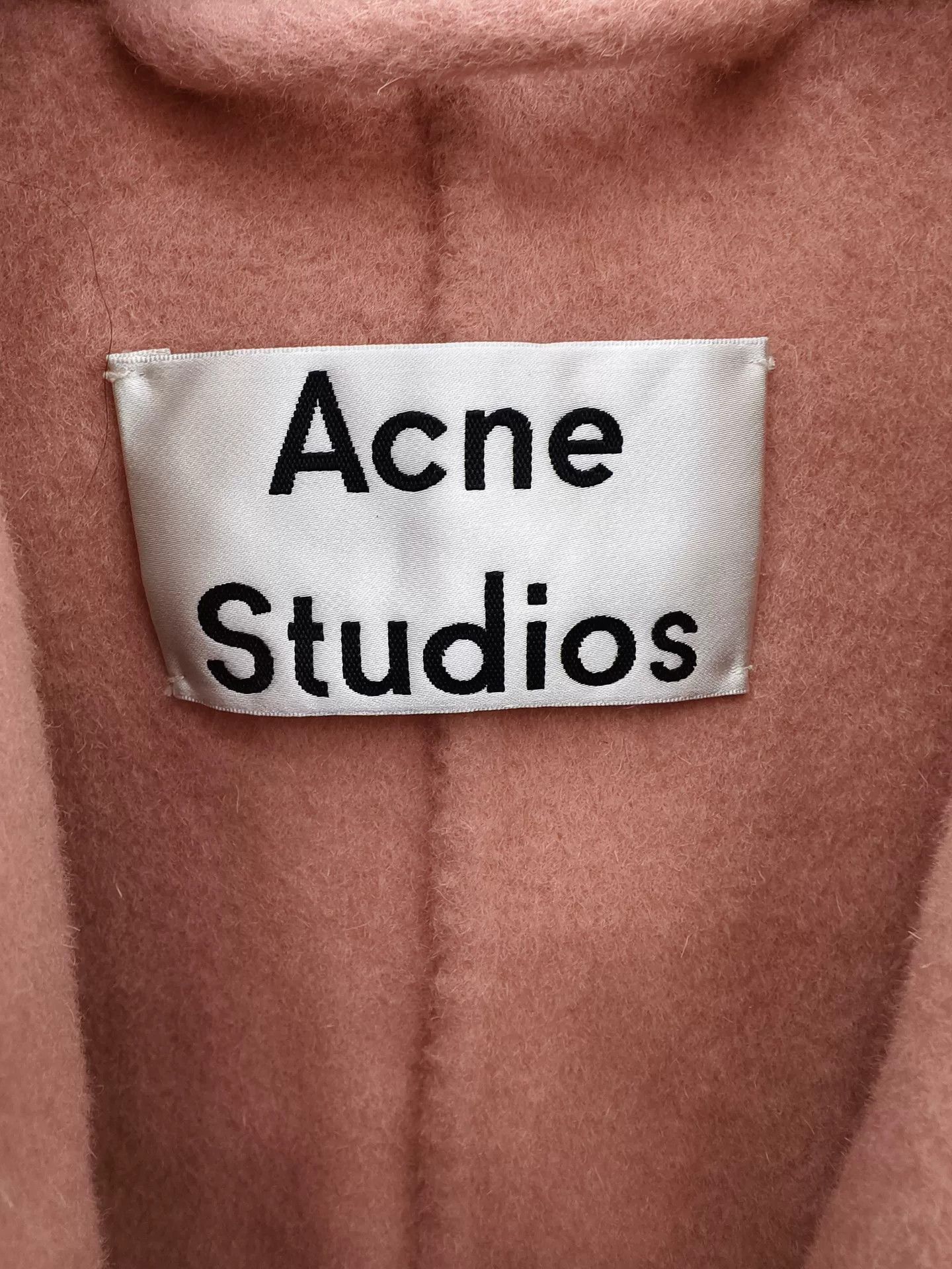 Acne Studios Acne Studios Pink Wool Coat Size XS / US 0-2 / IT 36-38 - 4 Thumbnail