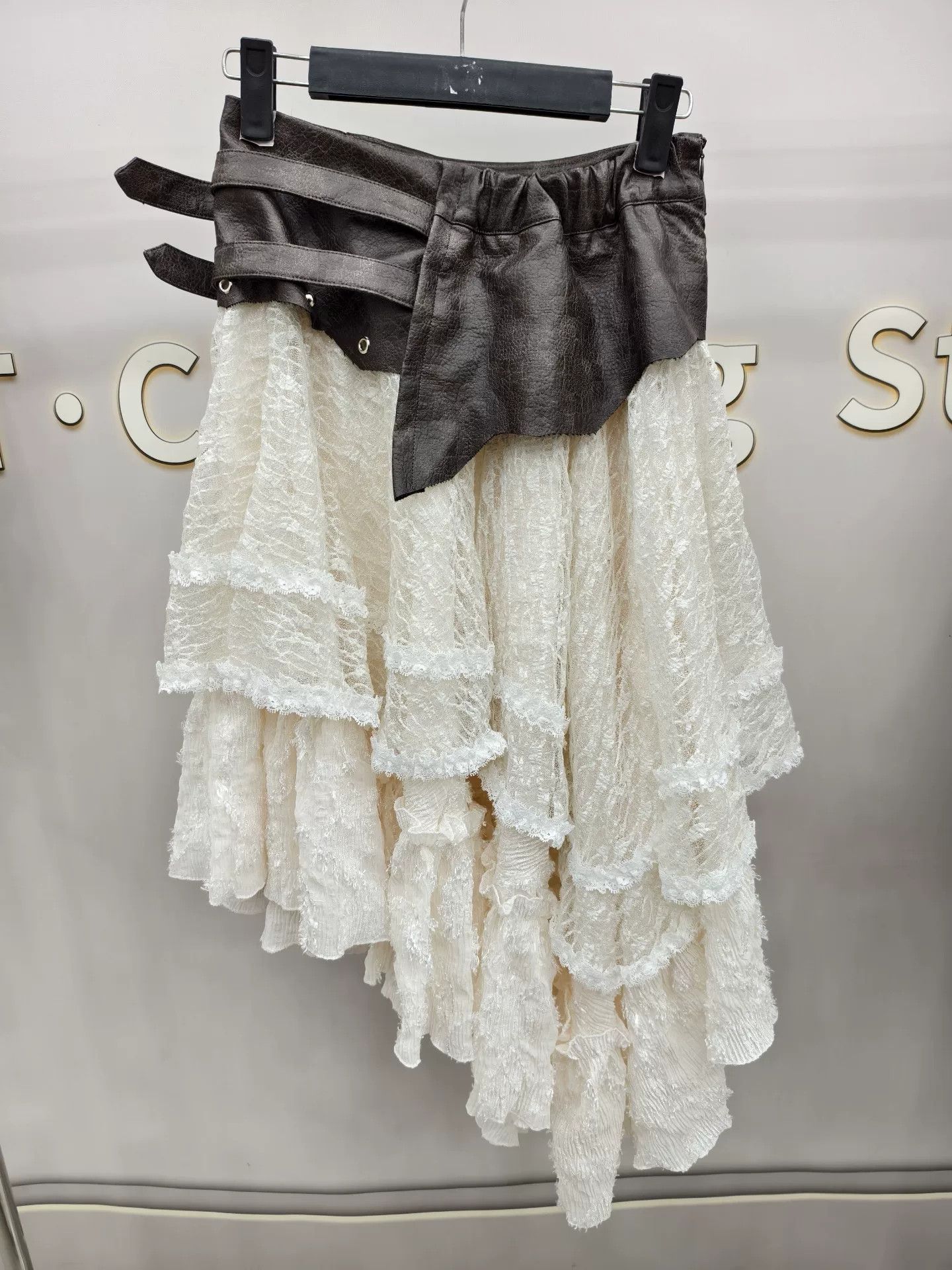 No Future Vintage Punk Style PU Top and Skirt Set Size M / US 6-8 / IT 42-44 - 7 Thumbnail