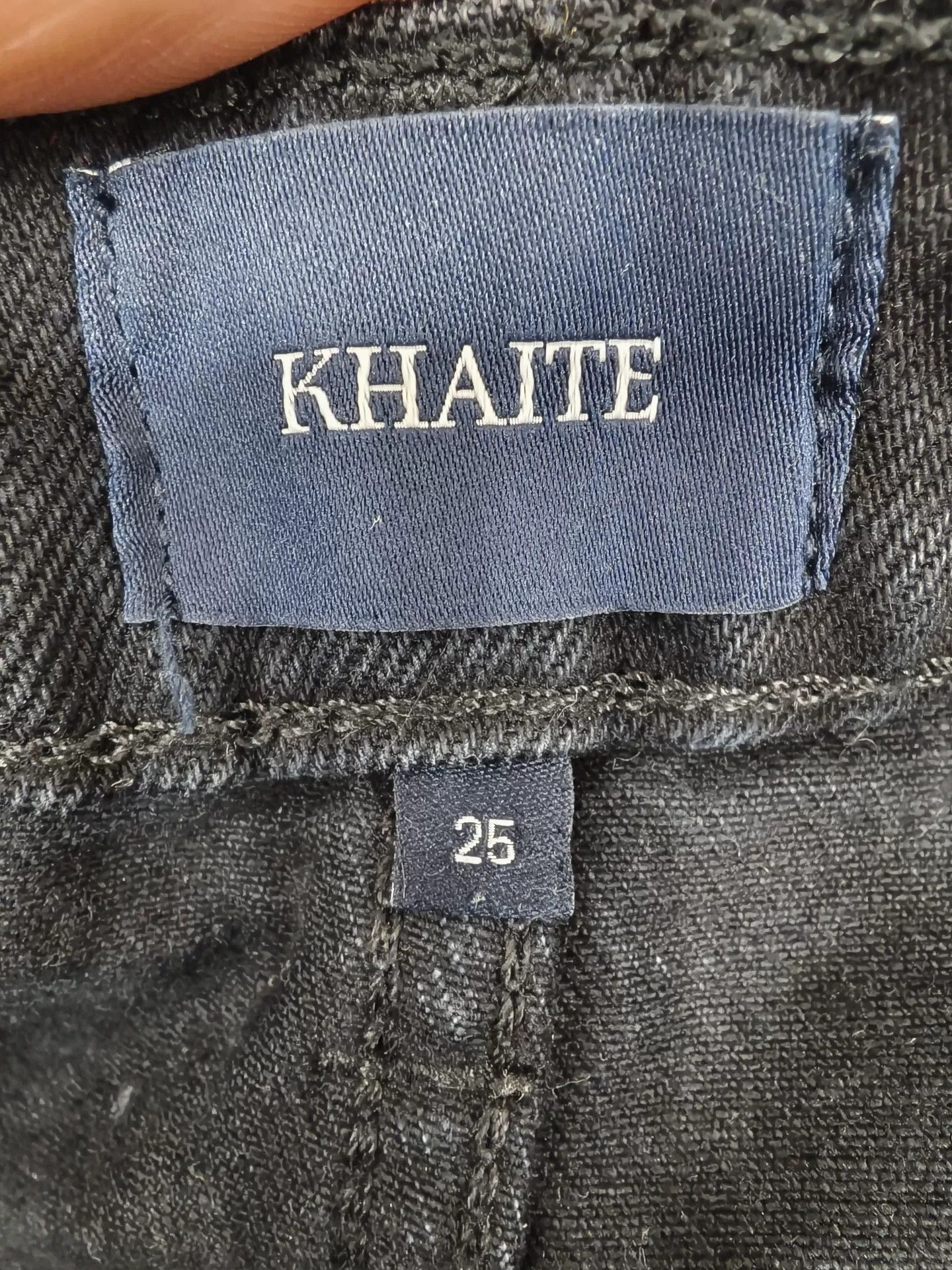 KHAITE KHAITE Black Flared Denim Jeans Size 25 Size 25" / US 0 / IT 36 - 7 Thumbnail