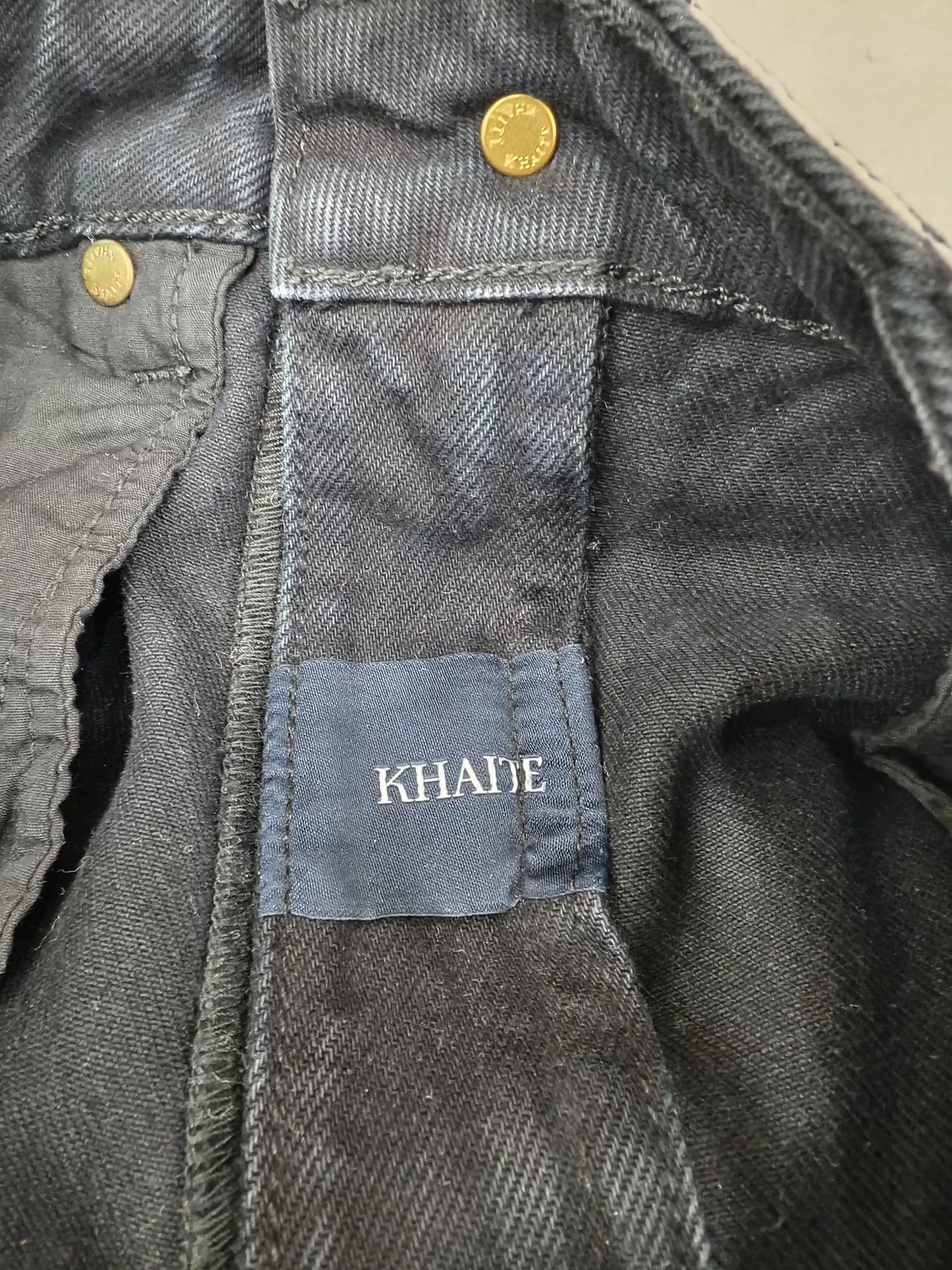 KHAITE KHAITE Black Flared Denim Jeans Size 25 Size 25" / US 0 / IT 36 - 8 Thumbnail