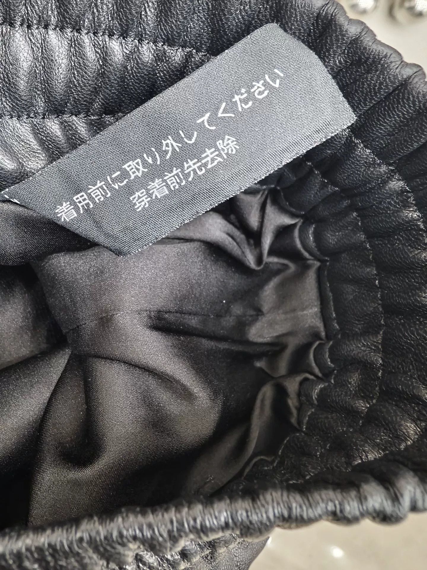 Coach Black Lambskin Leather Pants M Size Size US 28 / EU 44 - 6 Thumbnail
