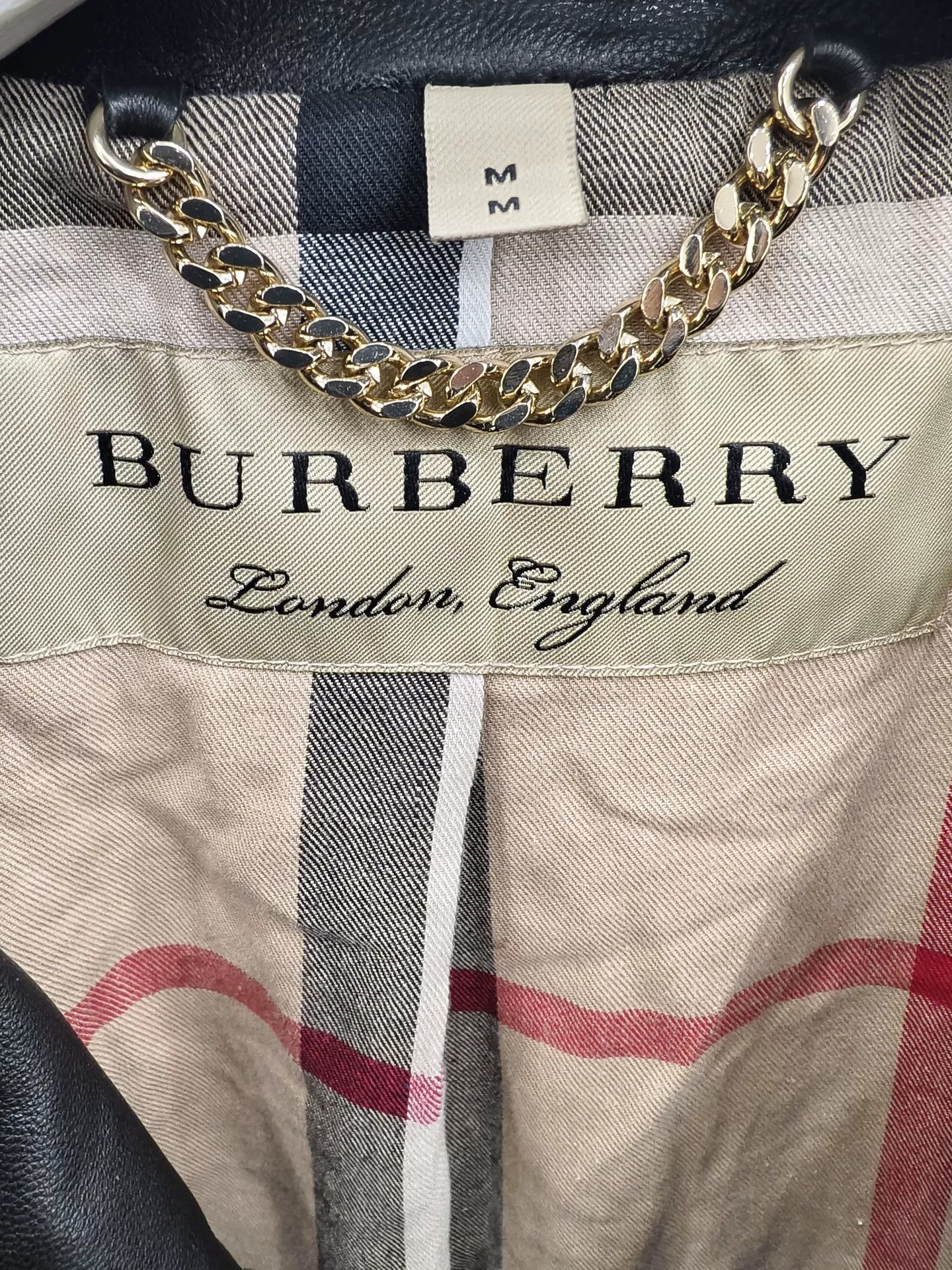 Burberry Burberry Black Lambskin Double-Breasted Trench Size M / US 6-8 / IT 42-44 - 2 Thumbnail