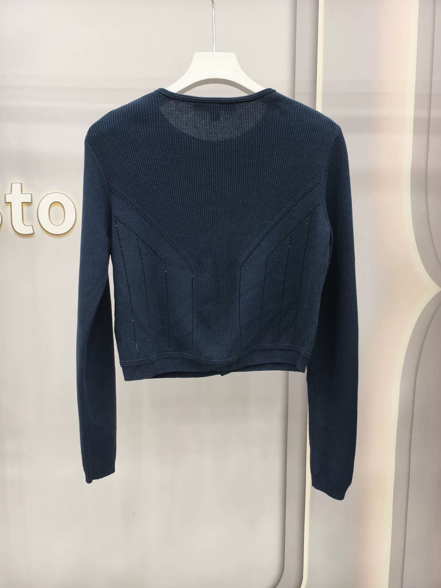 Brooks Brothers Brooks Brothers Navy Knit Cardigan Size S Size S / US 4 / IT 40 - 4 Thumbnail
