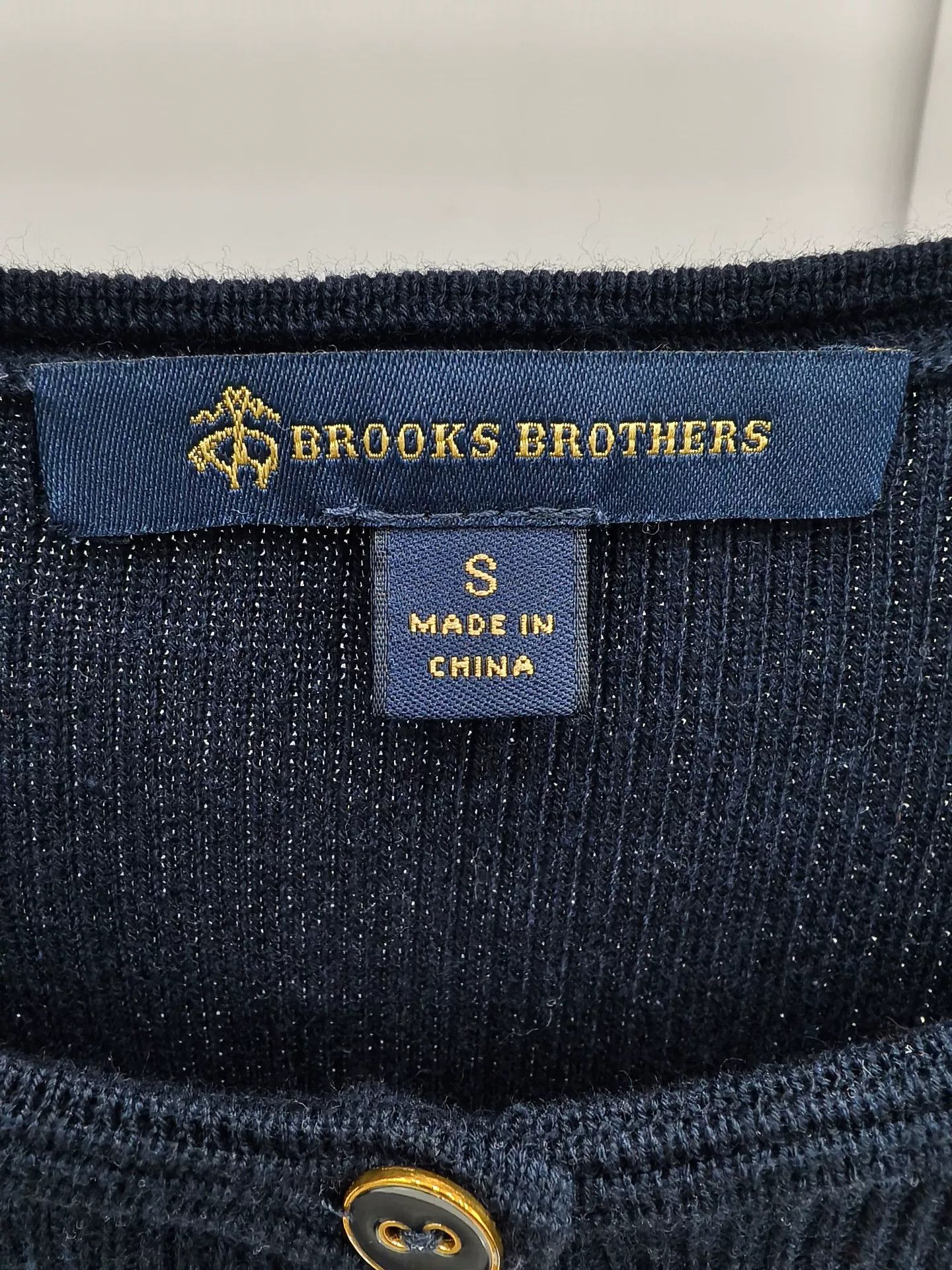 Brooks Brothers Brooks Brothers Navy Knit Cardigan Size S Size S / US 4 / IT 40 - 2 Thumbnail