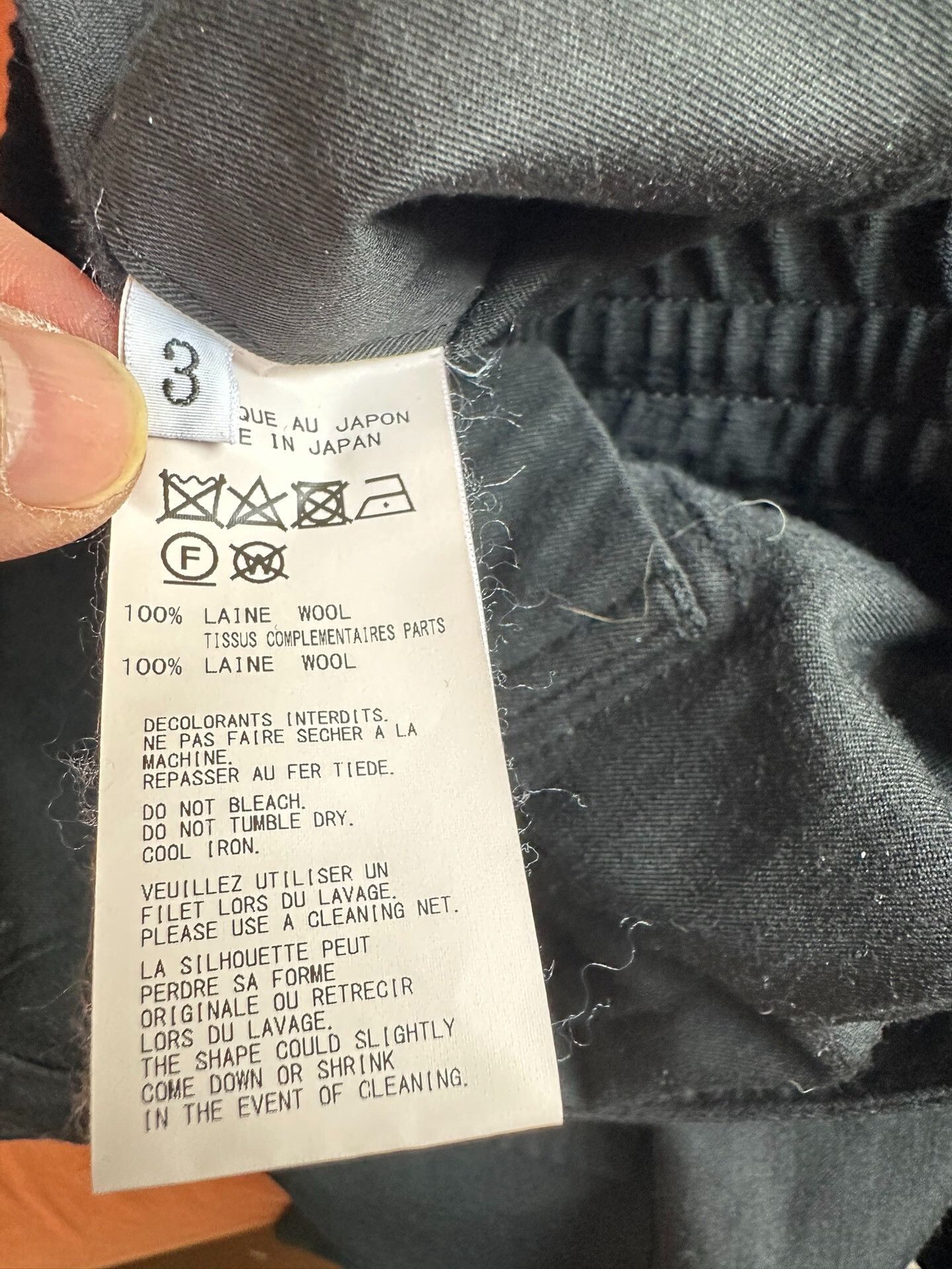 Yohji Yamamoto Yohji Yamamoto Men's Long Pants Size 3 Size US 30 / EU 46 - 4 Thumbnail