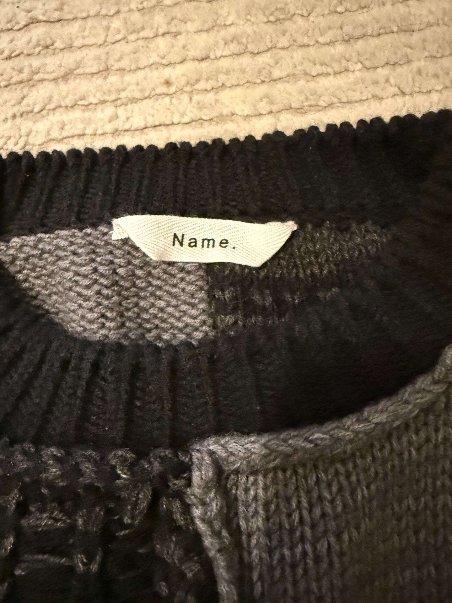 TAIKAN Thick Round Neck Sweater in Gray Size US M / EU 48-50 / 2 - 2 Thumbnail