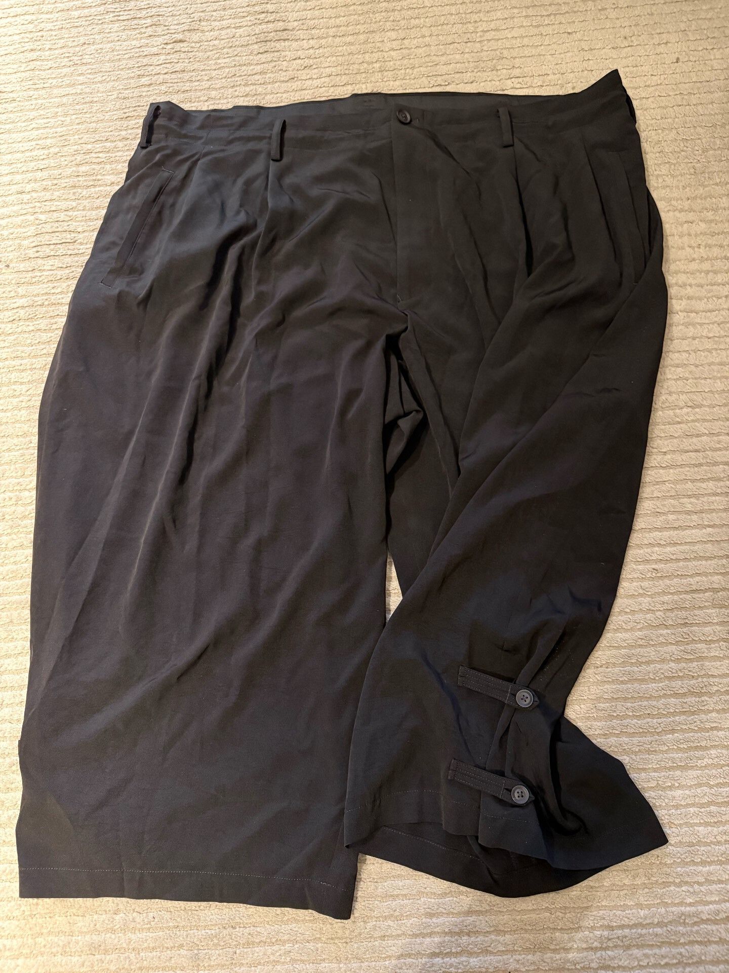Yohji Yamamoto Yohji Yamamoto Men's Wide-Leg Pants Size US 28 / EU 44 - 3 Thumbnail