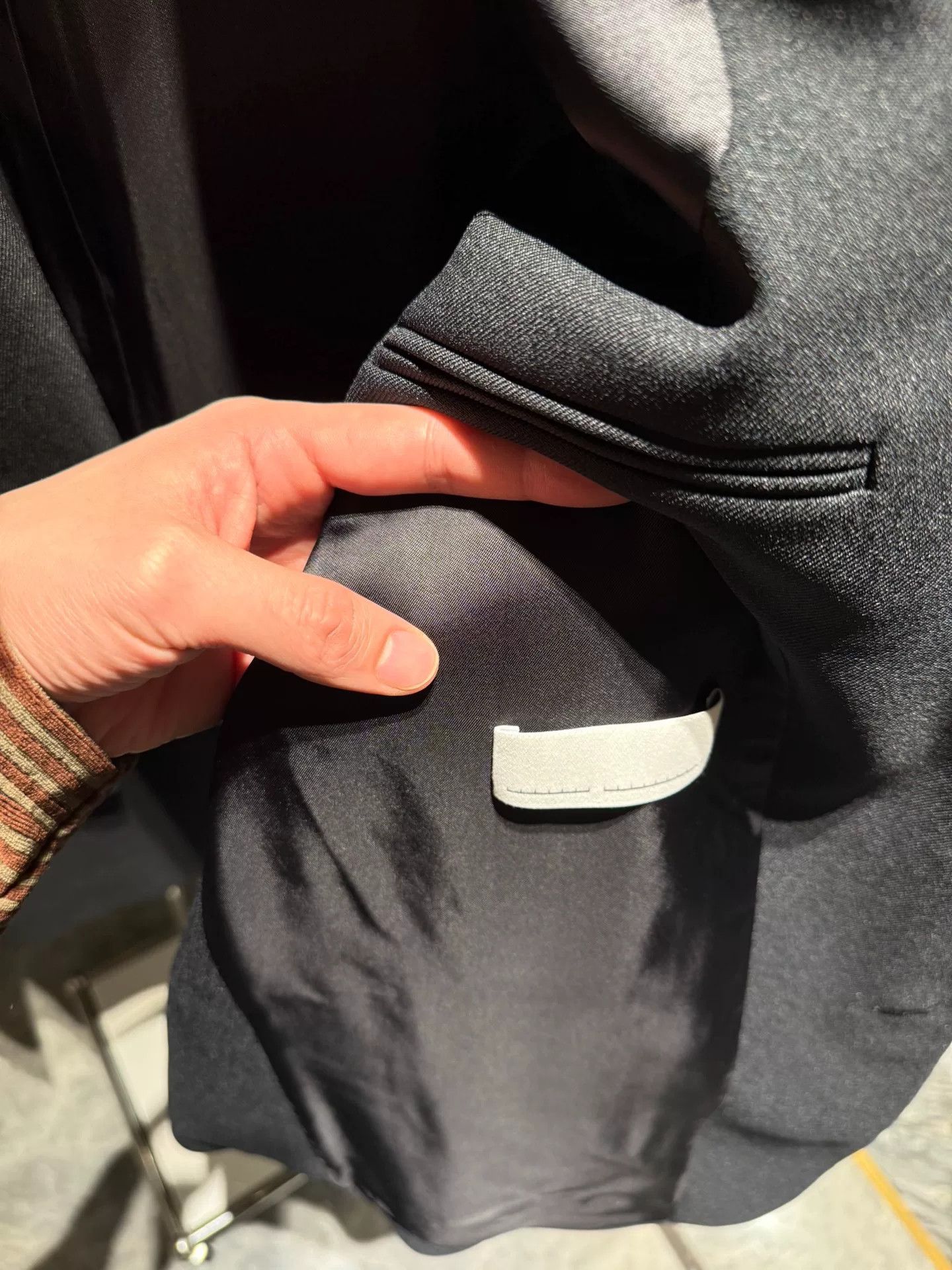 Random Identities Oversized Black Shoulder Blazer Jacket Size US M / EU 48-50 / 2 - 2 Thumbnail