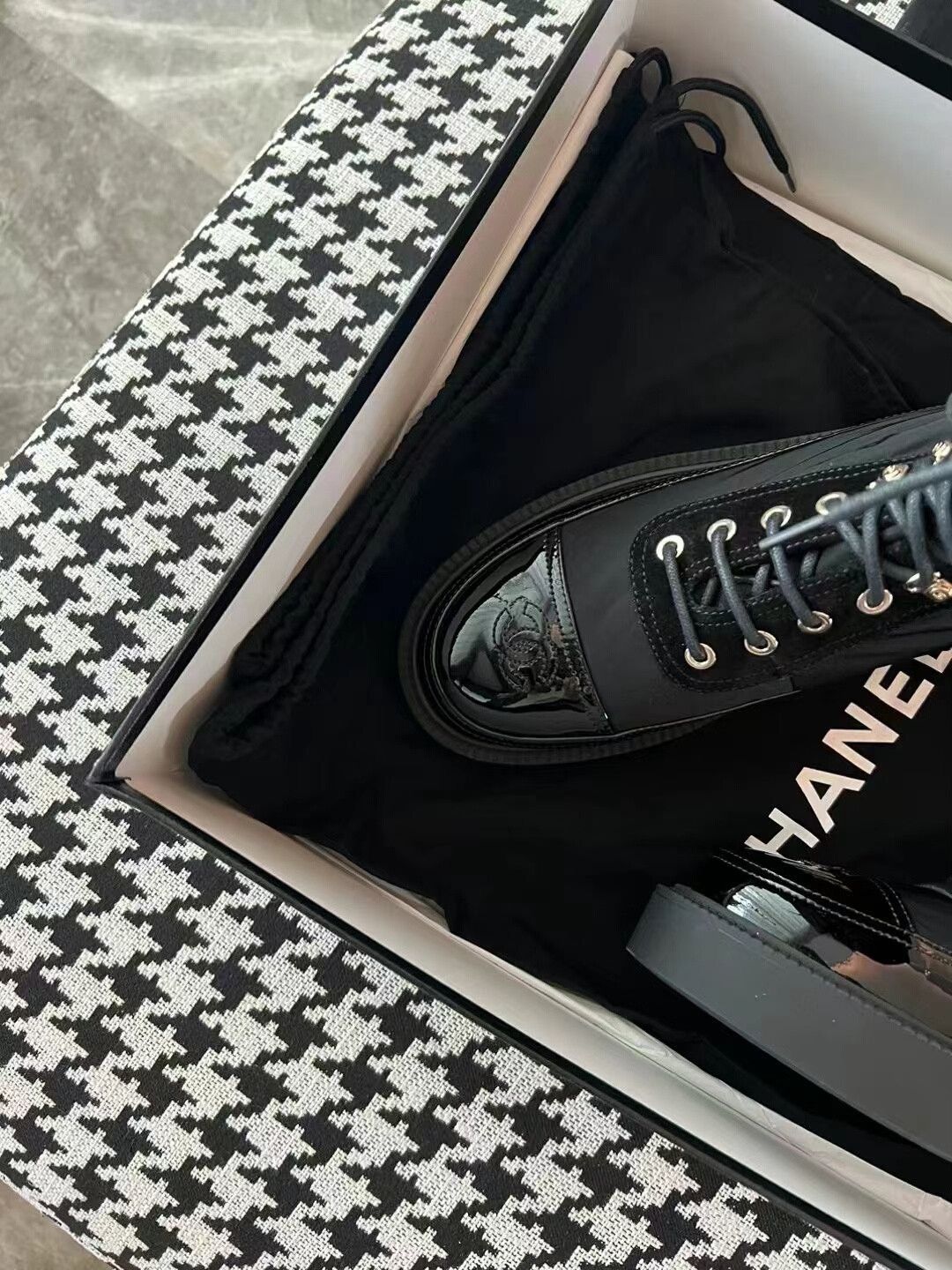 Chanel Chanel Black Martin Boots for Women Size US 8 / IT 38 - 3 Thumbnail