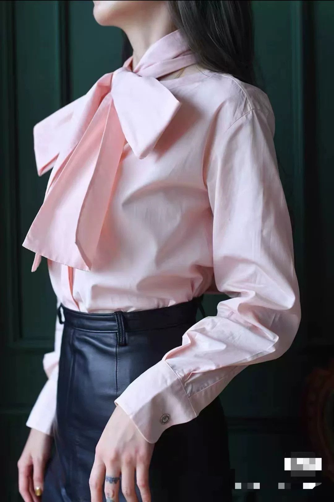 Chanel Chanel Bow Tie Blouse in Pink Size XS / US 0-2 / IT 36-38 - 7 Thumbnail