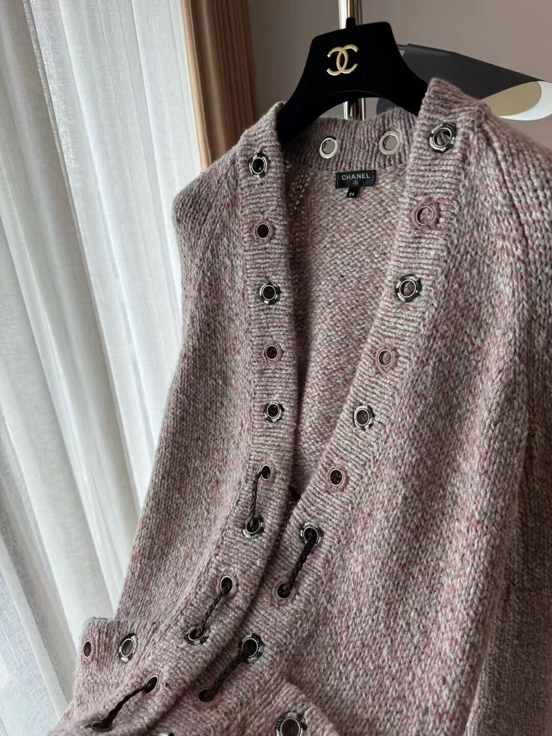 Chanel Chanel Cashmere Cardigan with Adjustable Ties Size XXS / US 00 / IT 34 - 4 Thumbnail