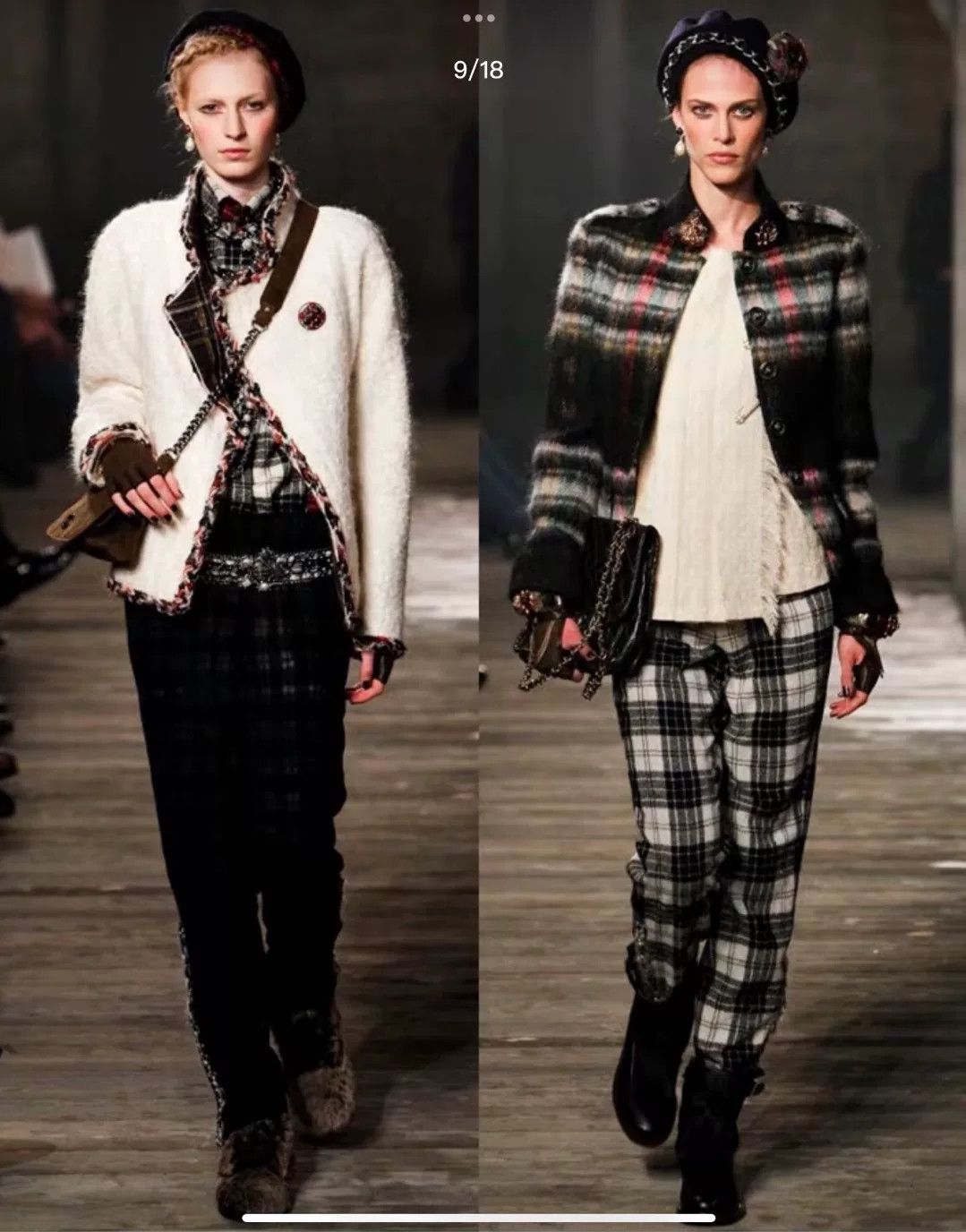 Chanel Chanel Edinburgh Plaid Trousers Size 38" / US 16 / IT 52 - 2 Thumbnail