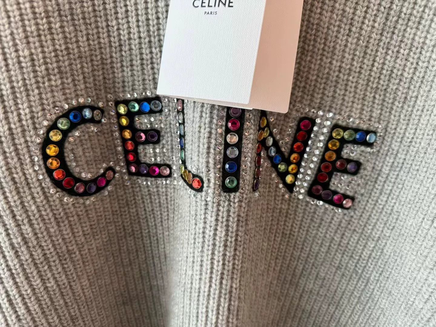 Celine Celine Oversized Colorful Letter Sweater Size M / US 6-8 / IT 42-44 - 2 Thumbnail