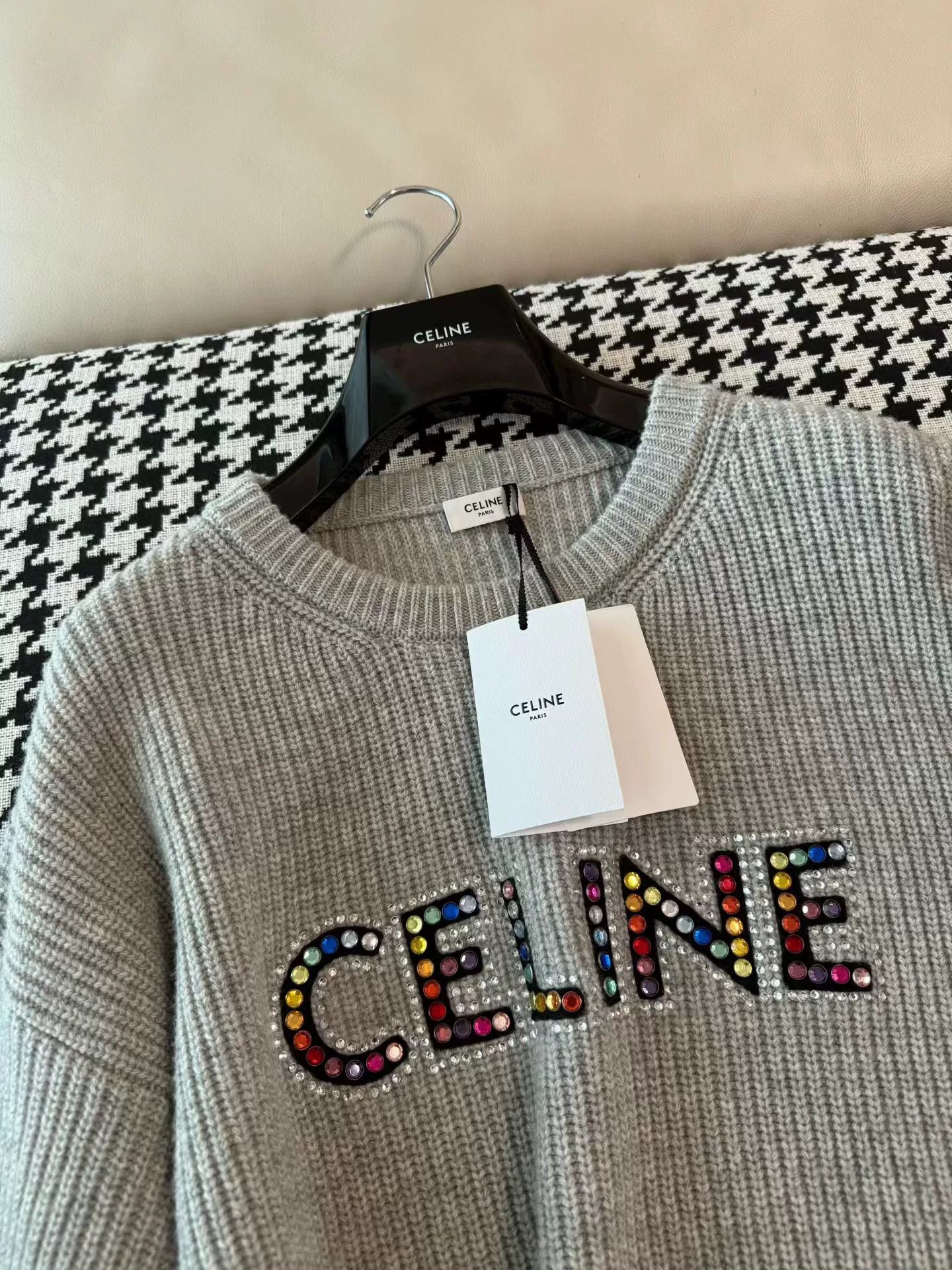 Celine Celine Oversized Colorful Letter Sweater Size M / US 6-8 / IT 42-44 - 6 Thumbnail