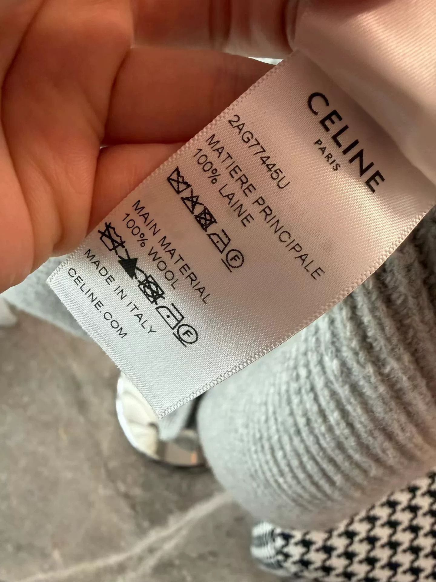 Celine Celine Oversized Colorful Letter Sweater Size M / US 6-8 / IT 42-44 - 7 Thumbnail