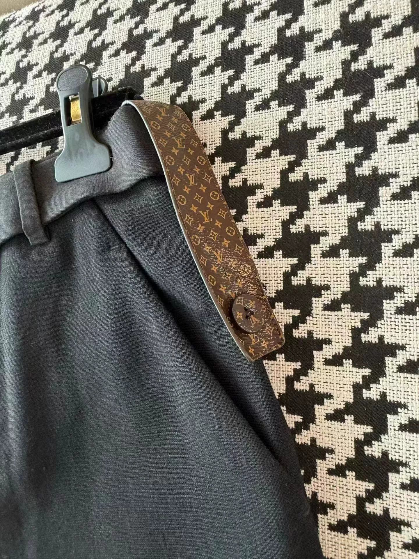 LVXWA Linen Trousers with Louis Vuitton Details Size US 36 / EU 52 - 4 Thumbnail