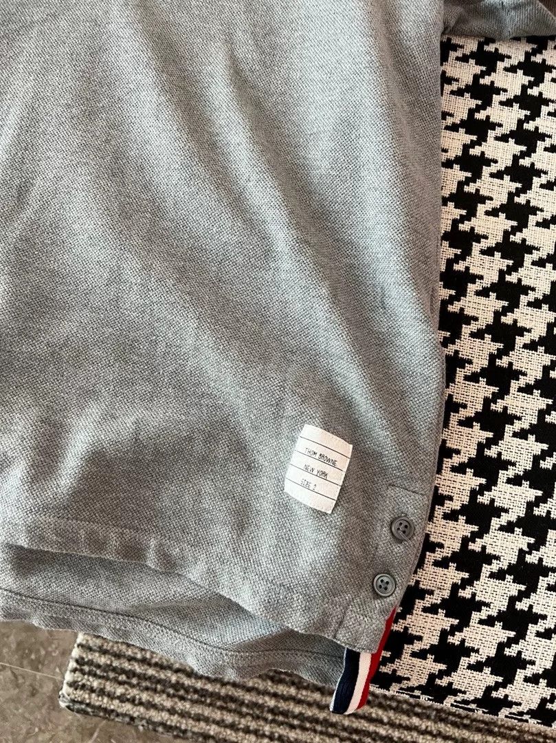 Thom Browne Thom Browne Gray Knit T-Shirt Size US M / EU 48-50 / 2 - 6 Thumbnail