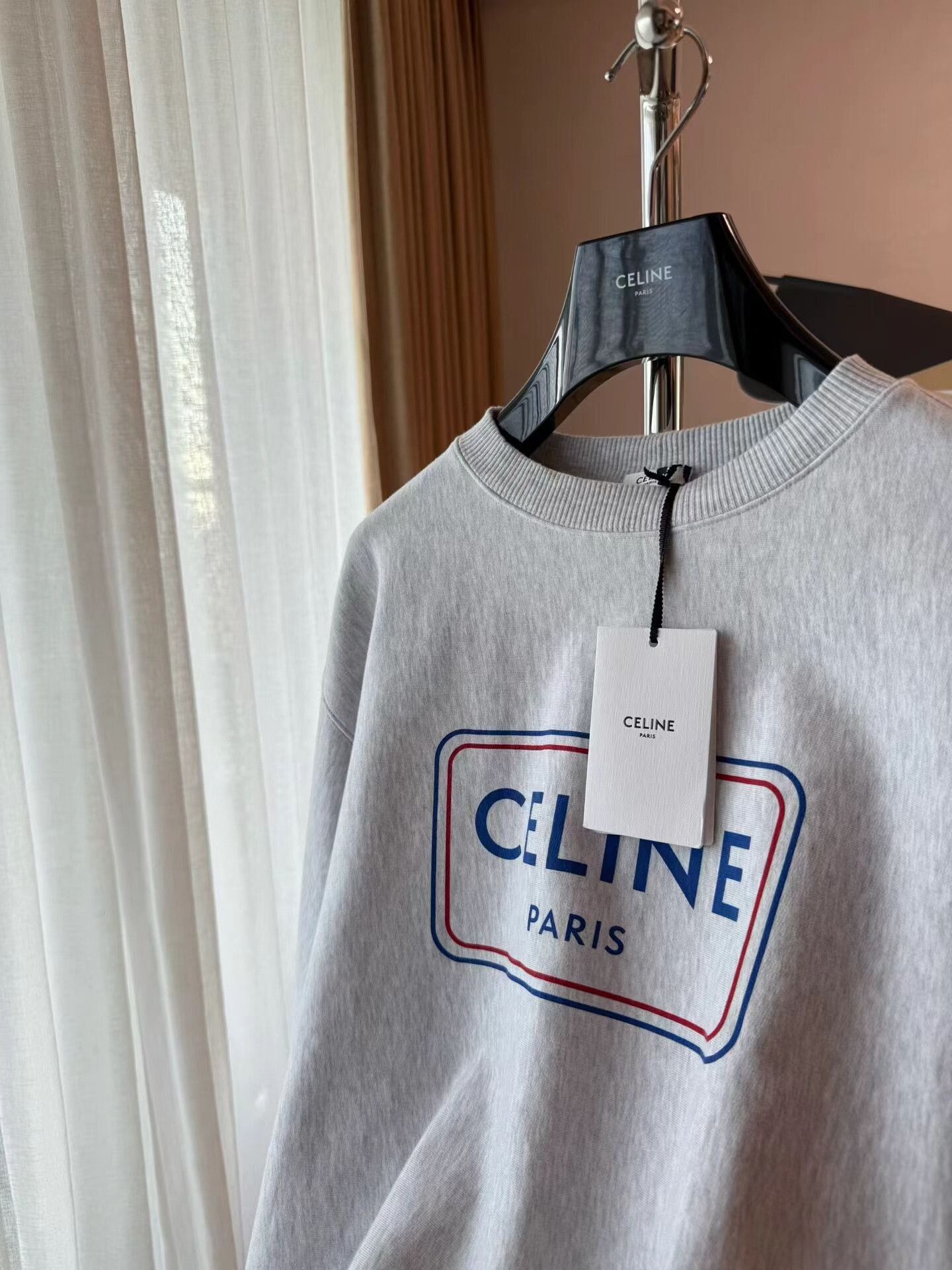 Celine Celine Oversized Letter Print Sweatshirt Size S / US 4 / IT 40 - 2 Thumbnail