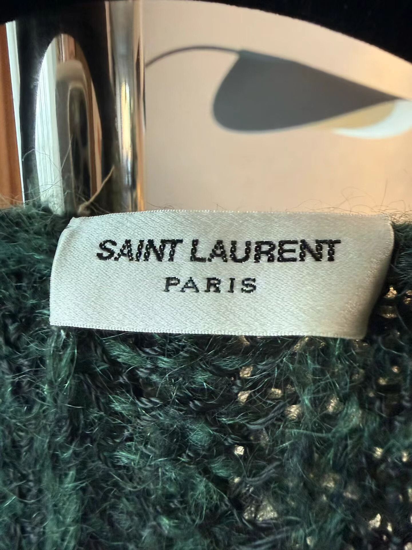 Yves Saint Laurent YSL Gradient Wool Sweater Size M / US 6-8 / IT 42-44 - 4 Thumbnail
