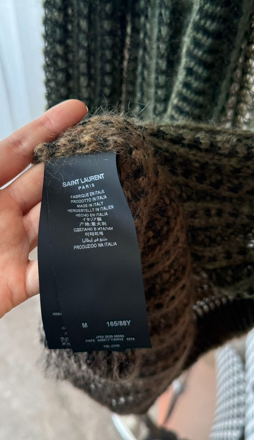 Yves Saint Laurent YSL Gradient Wool Sweater Size M / US 6-8 / IT 42-44 - 5 Thumbnail